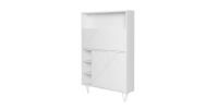 Bookcase Desk 611003 (White)